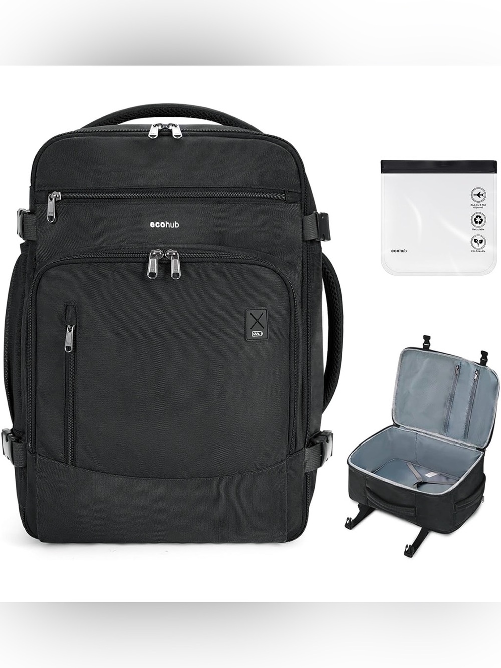 ECOHUB 30L Airplane Travel Backpack